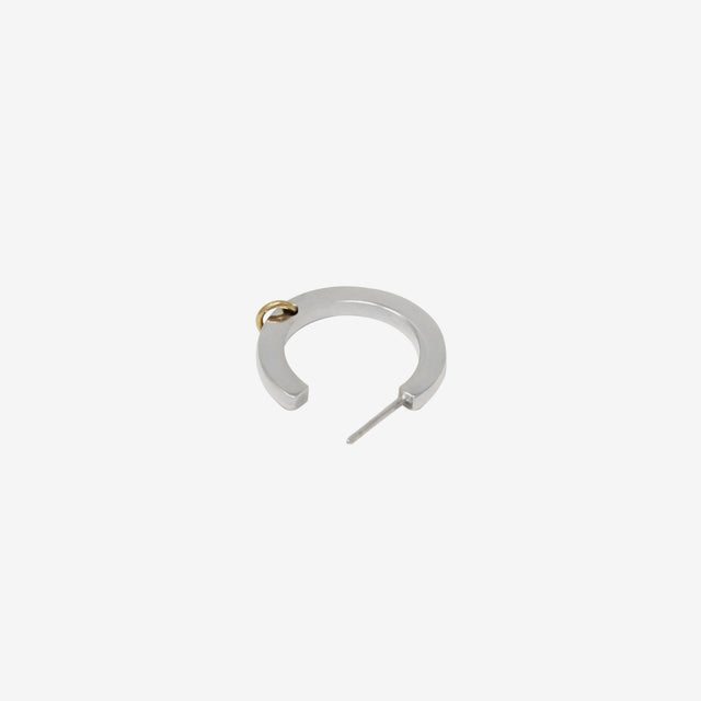 PIERCED MINI BLOCK HOOP