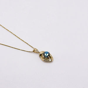 BLUE ZIRCON NADIA NECKLACE