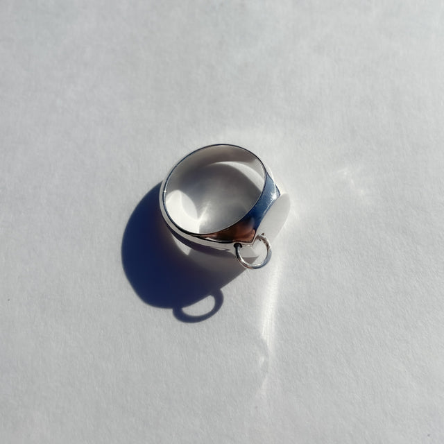 PIERCED SIGNATURE SIGNET RING