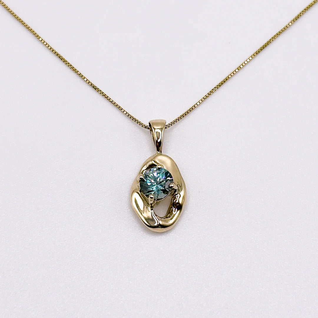 BLUE ZIRCON NADIA NECKLACE