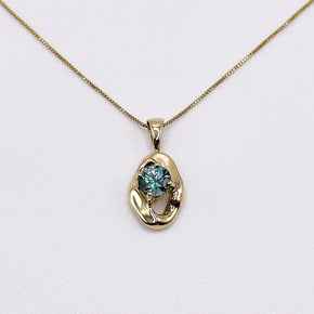 BLUE ZIRCON NADIA NECKLACE