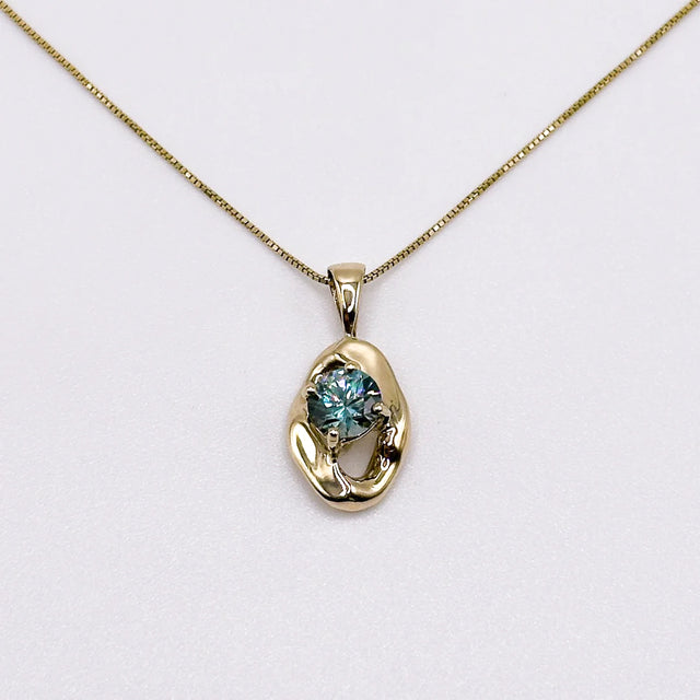 BLUE ZIRCON NADIA NECKLACE