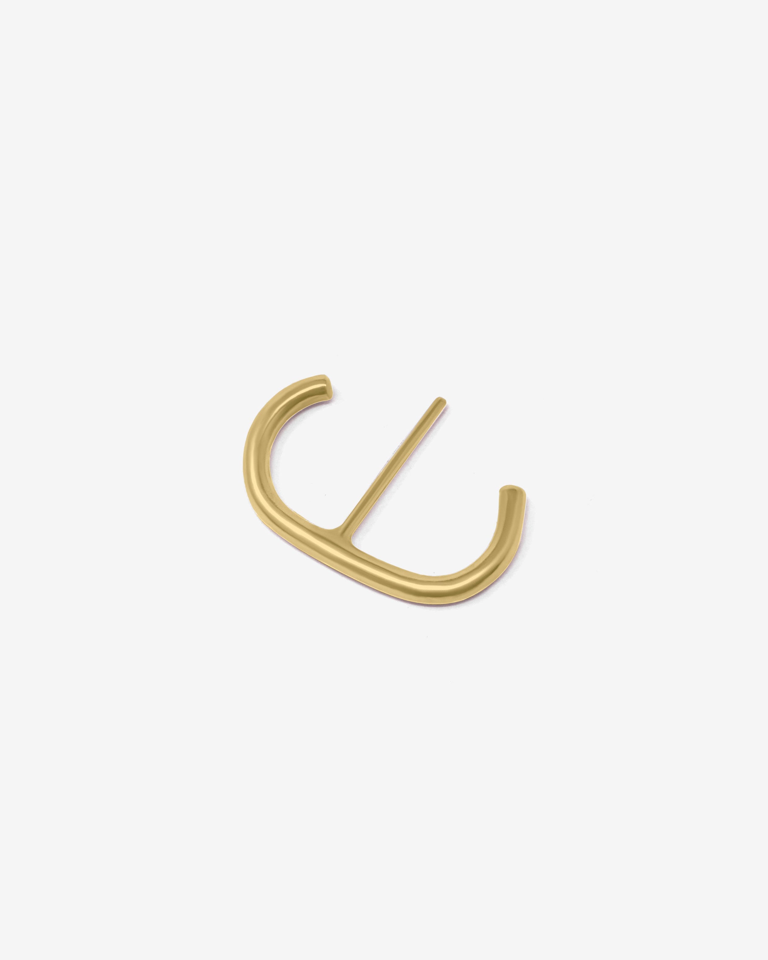Curved Suspender Earring