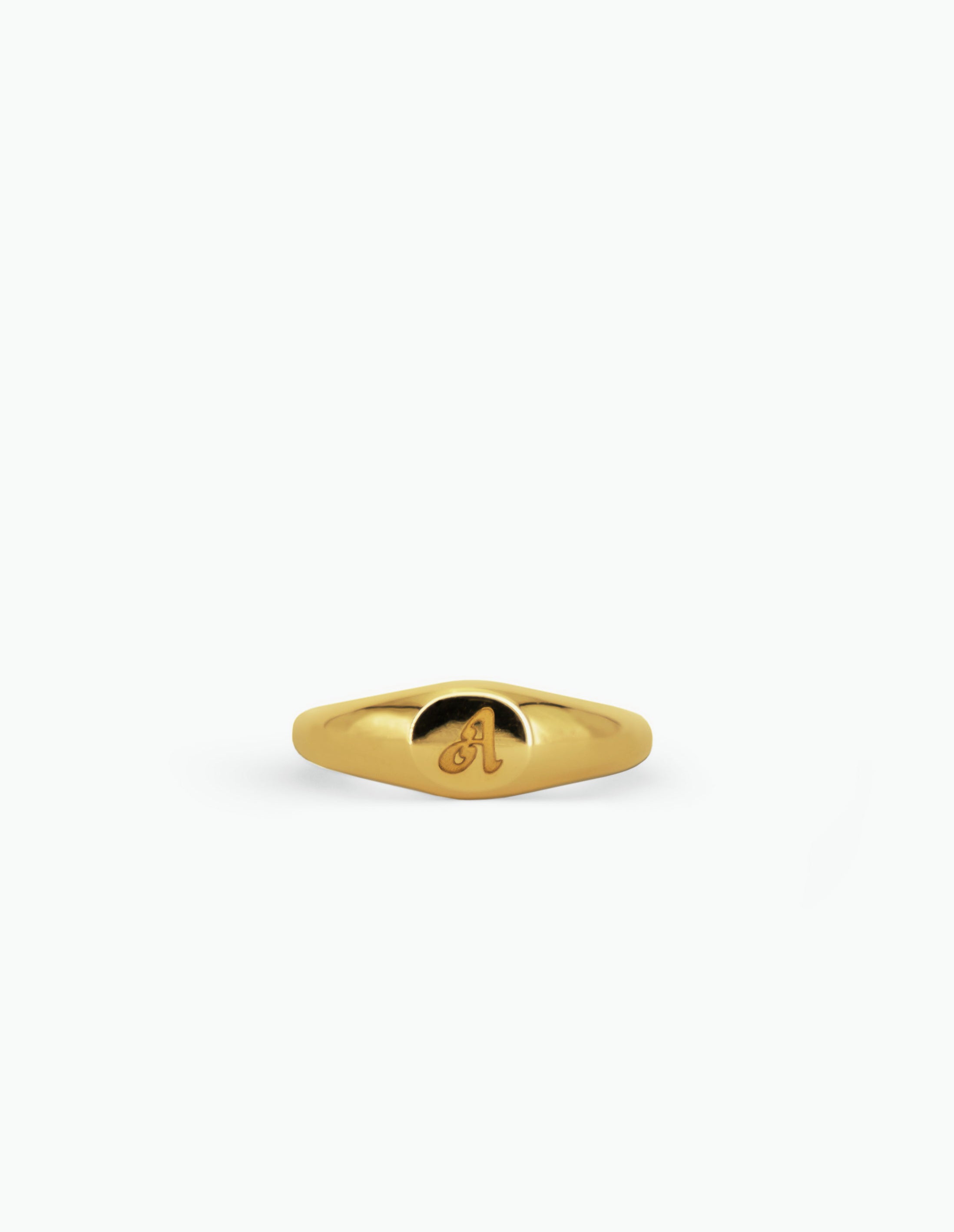 Signature Signet Ring II Gold