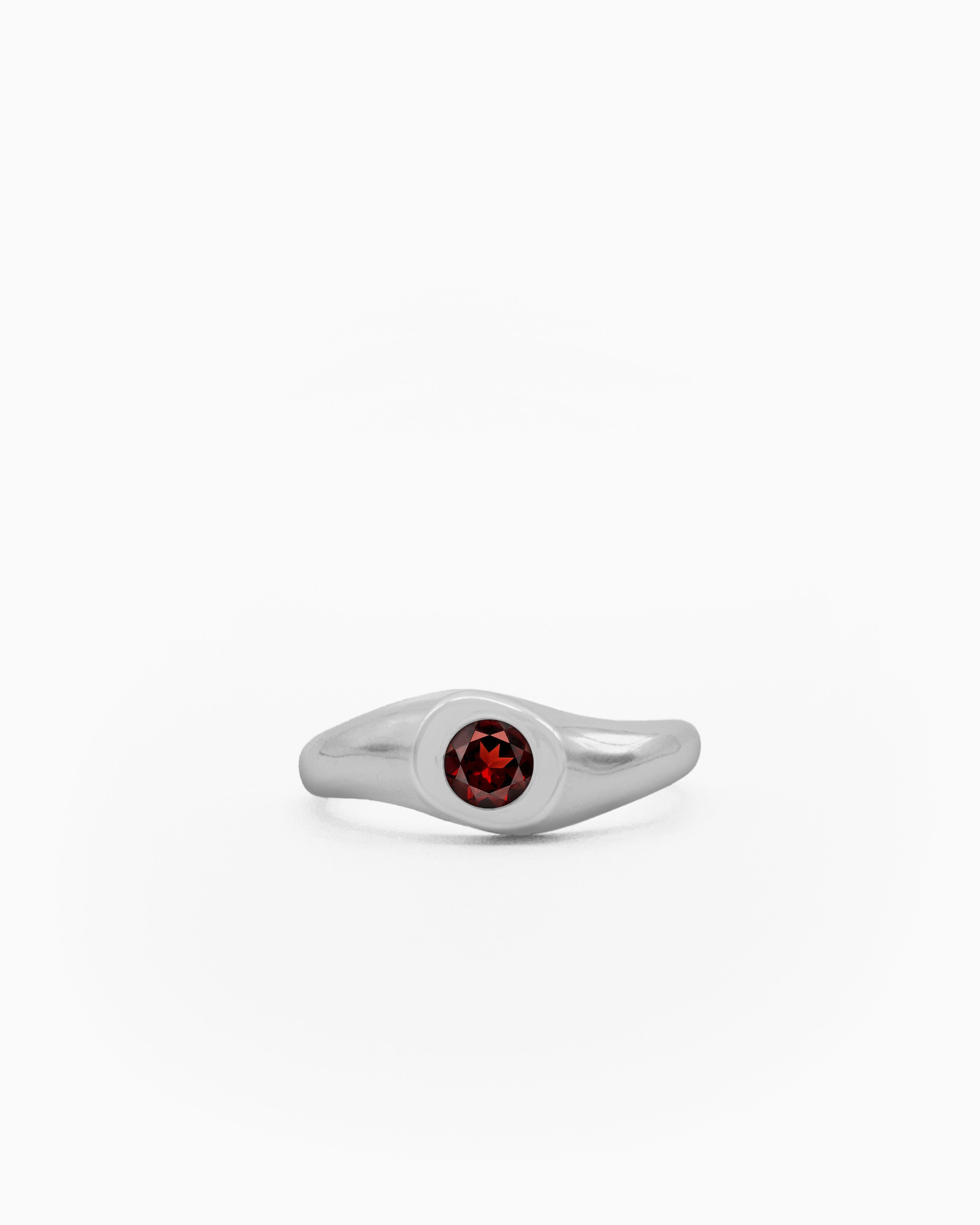 Shift Signet Ring Silver